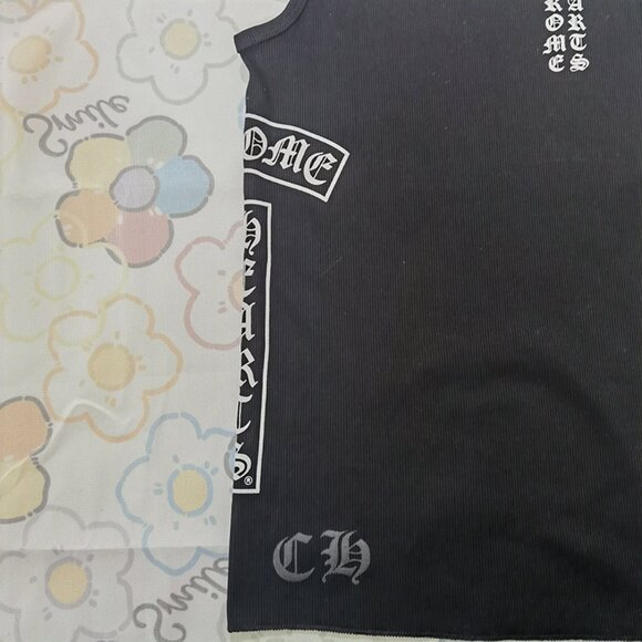 Chrome Hearts Black Sleeveless Lettering Top - Picture 4 of 7